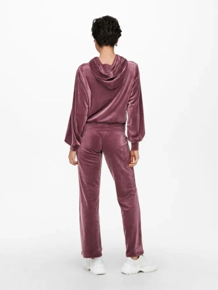 Штани ONLLAYA SWEET FLARED VELVET PANT SWT 15237770-Rose Brown ONLY M Розовий 15237770-Rose Brown фото 4 — інтернет-магазин Tapok