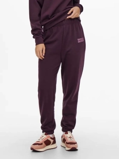 Брюки ONLLULA PANT SWT 15244347-Winetasting-Print:HERO ONLY XL Бордовый 15244347-Winetasting-Prin