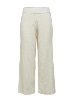 Брюки ONLTESSA CULOTTE PANT SR KNT 15218520-Pumice Stone ONLY S Бежевый 15218520-Pumice Stone-Det