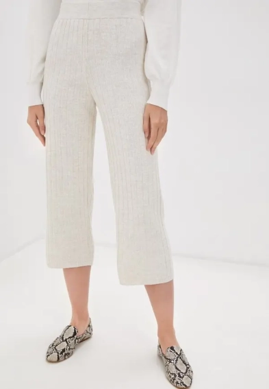 Штани ONLTESSA CULOTTE PANT SR KNT 15218520-Pumice Stone ONLY S Бежевий 15218520-Pumice Stone-Det фото 3 — інтернет-магазин Tapok