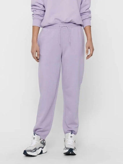Штани ONLWANTED SWEATPANTS SWT 15235576 Pastel Lilac ONLY M Бузковий 15235576PastelLilac фото 3 — інтернет-магазин Tapok