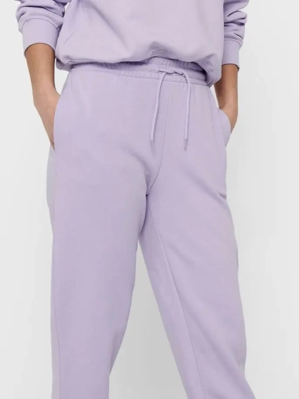 Штани ONLWANTED SWEATPANTS SWT 15235576 Pastel Lilac ONLY M Бузковий 15235576PastelLilac фото 4 — інтернет-магазин Tapok
