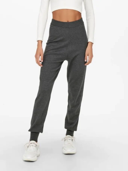 Брюки ONLYOUNGER PANTS KNT 15238341-Dark Grey Melange ONLY L Темно-серый 15238341-Dark Grey Melang фото 1 — интернет-магазин Tapok