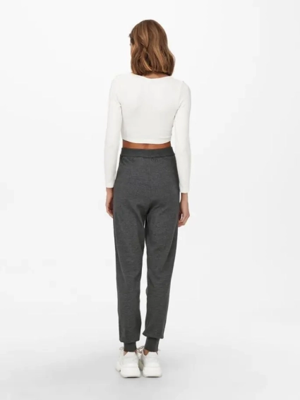 Брюки ONLYOUNGER PANTS KNT 15238341-Dark Grey Melange ONLY L Темно-серый 15238341-Dark Grey Melang фото 2 — интернет-магазин Tapok