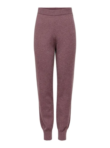 Штани ONLYOUNGER  PANTS KNT 15238341-Rose Brown-Detail:W. MELANGE ONLY L Бордовий 15238341-Rose Brown-Detai фото 4 — інтернет-магазин Tapok