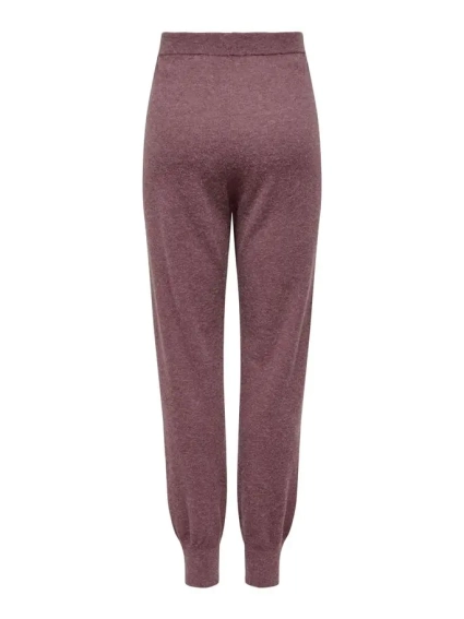 Штани ONLYOUNGER  PANTS KNT 15238341-Rose Brown-Detail:W. MELANGE ONLY L Бордовий 15238341-Rose Brown-Detai фото 5 — інтернет-магазин Tapok