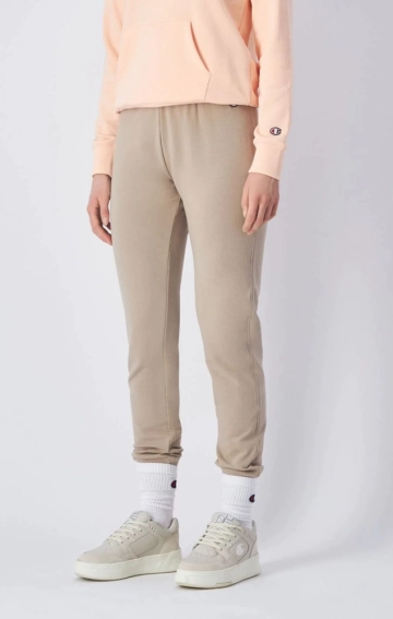 Штани rib cuff pants 117122-MS066 Champion L Бежевий 117122-MS066 фото 1 — інтернет-магазин Tapok