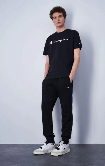 Штани rib cuff pants 219899-KK001 Champion M Чорний 219899-KK001 фото 3 — інтернет-магазин Tapok