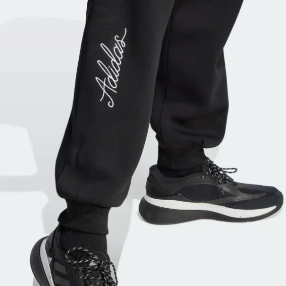 Штани SCRIBBLE EMBROIDERY FLEECE IJ8771 Adidas L Чорний IJ8771 фото 4 — інтернет-магазин Tapok