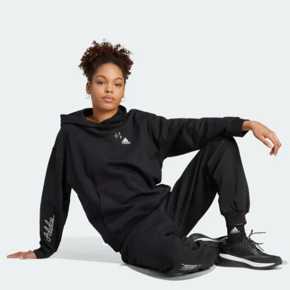 Штани SCRIBBLE EMBROIDERY FLEECE IJ8771 Adidas L Чорний IJ8771 фото 5 — інтернет-магазин Tapok