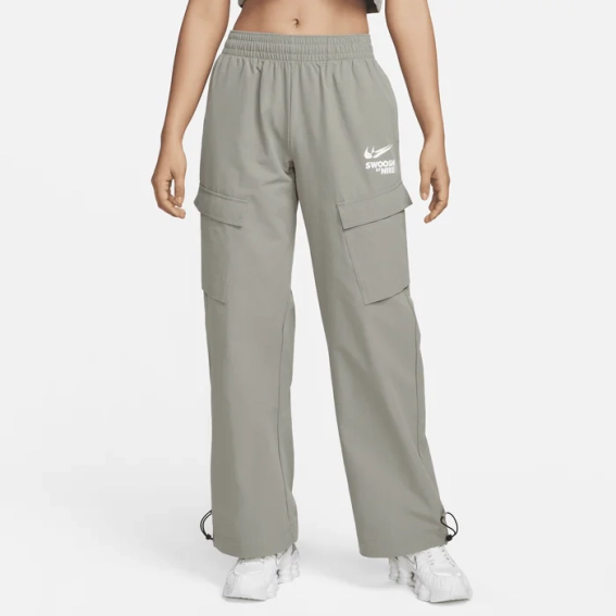 Брюки W NSW CARGO WOVEN GLS FZ4637-053 Nike M Серый FZ4637-053 фото 1 — интернет-магазин Tapok