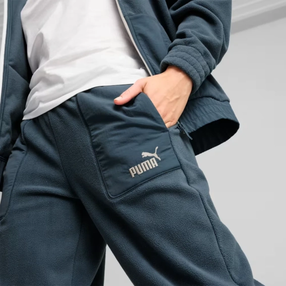 Штани спортивні ESS ELEVATED Pants 68531725 Puma L Темно-сірий 68531725 фото 3 — інтернет-магазин Tapok