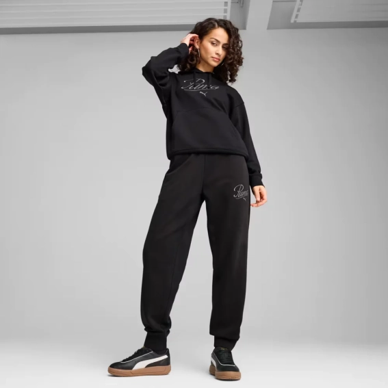 Брюки спортивные SCRIPT Comfort Sweatpants 68498501 Puma L Черный 68498501 фото 3 — интернет-магазин Tapok