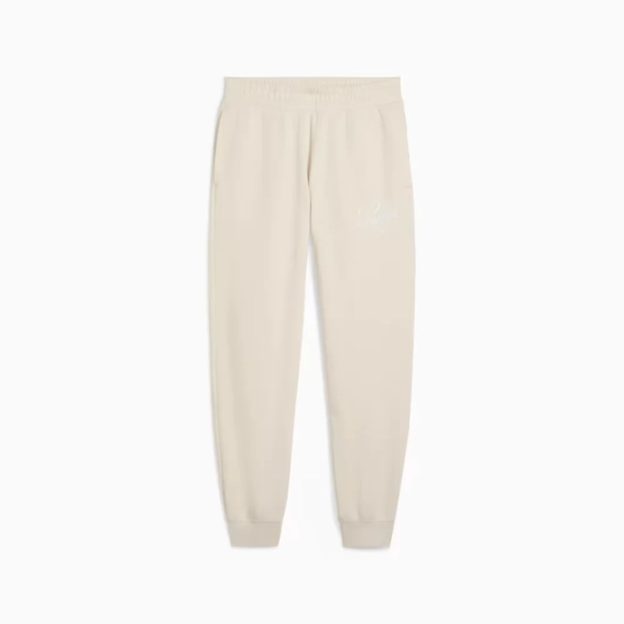 Брюки спортивные SCRIPT Comfort Sweatpants 68498587 Puma L Кремовый 68498587 фото 4 — интернет-магазин Tapok