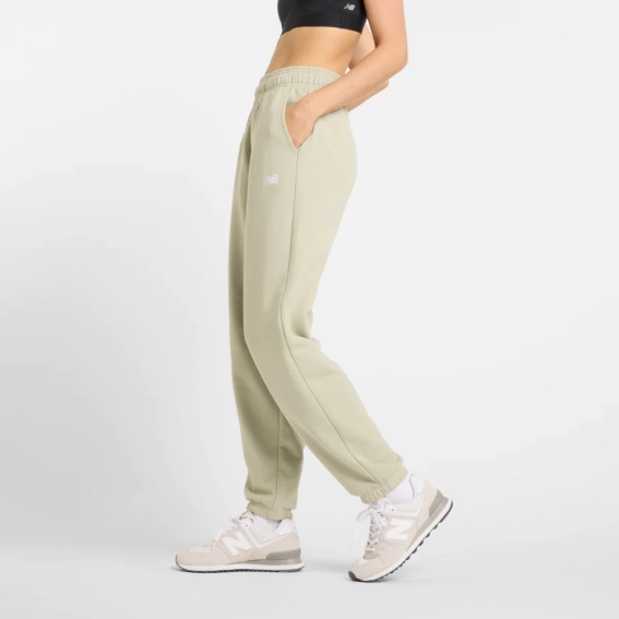 Брюки спортивные Sport Essentials FT WP41500OVN New Balance L Бежевый WP41500OVN фото 2 — интернет-магазин Tapok