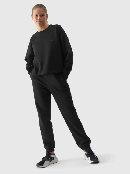 Брюки спортивные Trousers Cas F0819 4FWAW24TTROF0819-20S 4F XS Черный 4FWAW24TTROF0819-20S фото 4 — интернет-магазин Tapok