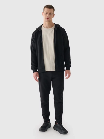 Штани спортивні TROUSERS CAS M0784 4FWAW24TTROM0784-20S 4F M Чорний 4FWAW24TTROM0784-20S фото 2 — інтернет-магазин Tapok