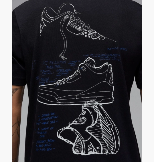 Футболка чоловіча Air Jordan Rare Air T-Shirt Black IB7526-010 фото 5 — інтернет-магазин Tapok