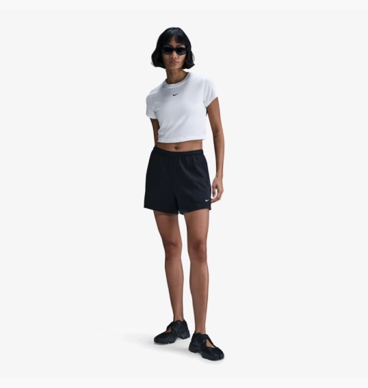 Футболка жіноча Nike Nsw Nk Chll Knt Crp White HF9538-101 фото 4 — інтернет-магазин Tapok