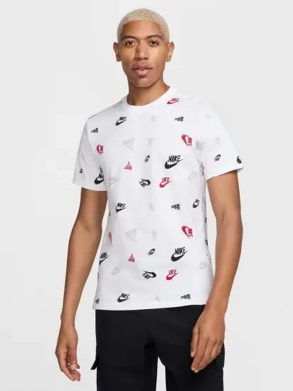 Футболка Nike M NSW TEE 12MO AOP SP25 HJ0561-100 фото 1 — интернет-магазин Tapok
