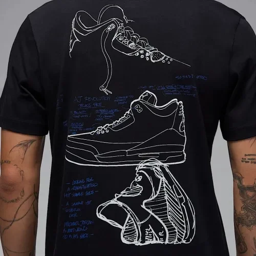 Футболка Jordan M BRAND RARE AJ3 SS CREW IB7526-010 фото 4 — интернет-магазин Tapok