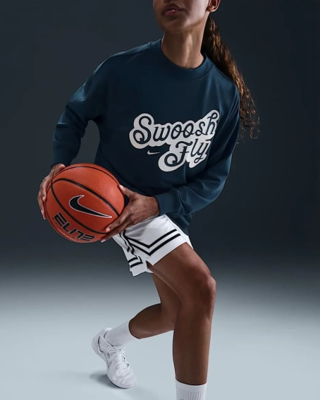 Кофта W NK SWSH FLY SSNL FLC TOP FZ5514-478 фото 1 — интернет-магазин Tapok