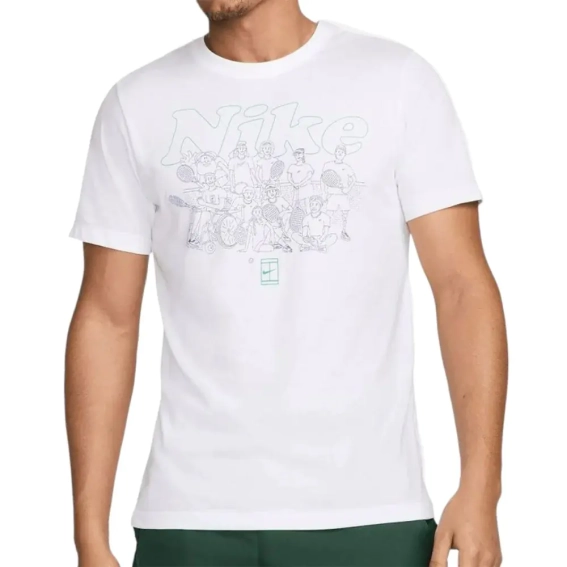 Футболка Nike Court Men&#39;s Dri-Fit Tennis T-Shirt Fv8432-100 (Оригинал) FV8432-100 фото 1 — интернет-магазин Tapok