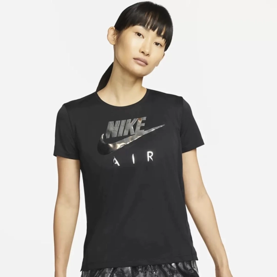 Женская футболка Nike W Nk Air Df Top Ss (DD4342-010) DD4342-010 фото 1 — интернет-магазин Tapok