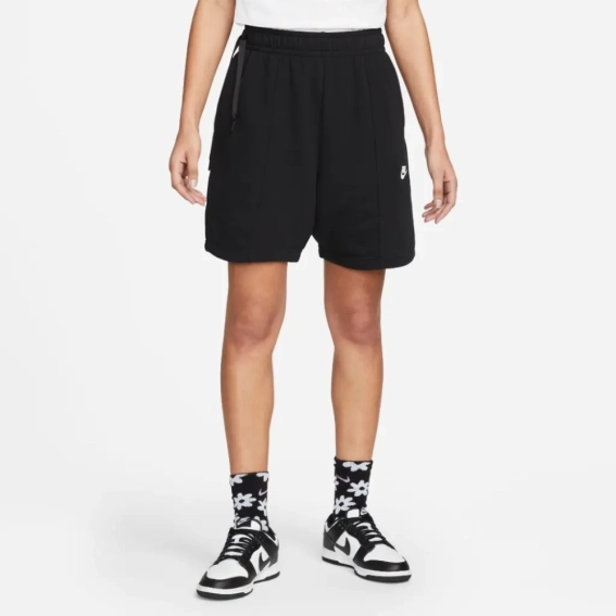 Шорти Nike Phoenix Fleece High-Rise Short Baller DQ5717-010 (Оригінал) DQ5717-010 фото 2 — інтернет-магазин Tapok