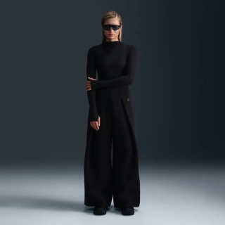 Брюки W NSW TCH FLC HR PLT PANT WIDE FV8052-010