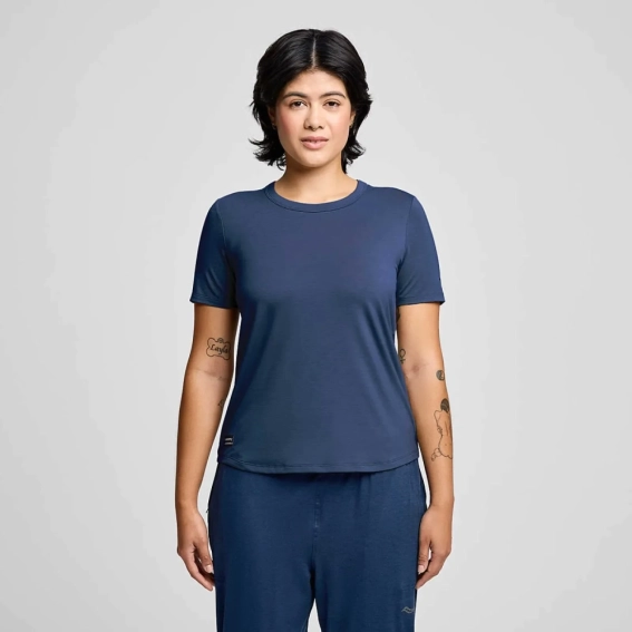 Футболка Saucony TRIUMPH SHORT SLEEVE SAW800475-NV фото 1 — інтернет-магазин Tapok