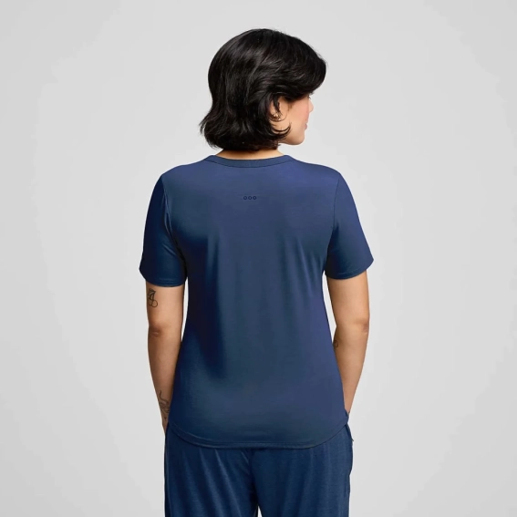 Футболка Saucony TRIUMPH SHORT SLEEVE SAW800475-NV фото 2 — інтернет-магазин Tapok