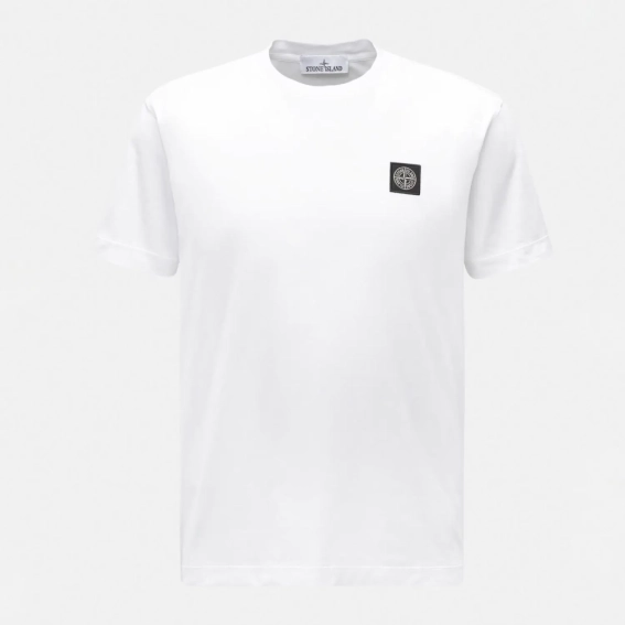 Футболка Stone Island White K1S152100039S0013-V0001 фото 1 — інтернет-магазин Tapok