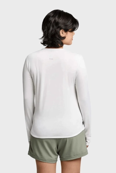 Футболка довг. рукав Saucony STOPWATCH LONG SLEEVE SAW800486-WH фото 2 — інтернет-магазин Tapok