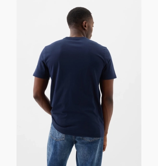 Футболка чоловіча Gap Everyday Soft Crewneck T-Shirt Blue 855769081 L 855769081 фото 2 — інтернет-магазин Tapok