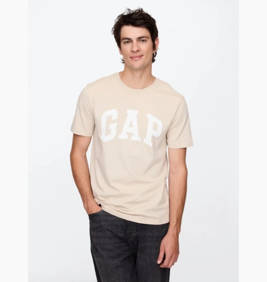 Футболка мужская Gap Everyday Soft Logo T-Shirt Grey 855769221 L 855769221 фото 2 — интернет-магазин Tapok