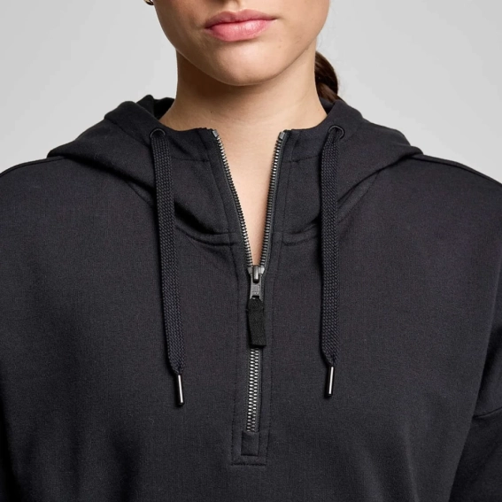 Худые Saucony RECOVERY ZIP HOODY SAW800487-BK фото 3 — интернет-магазин Tapok