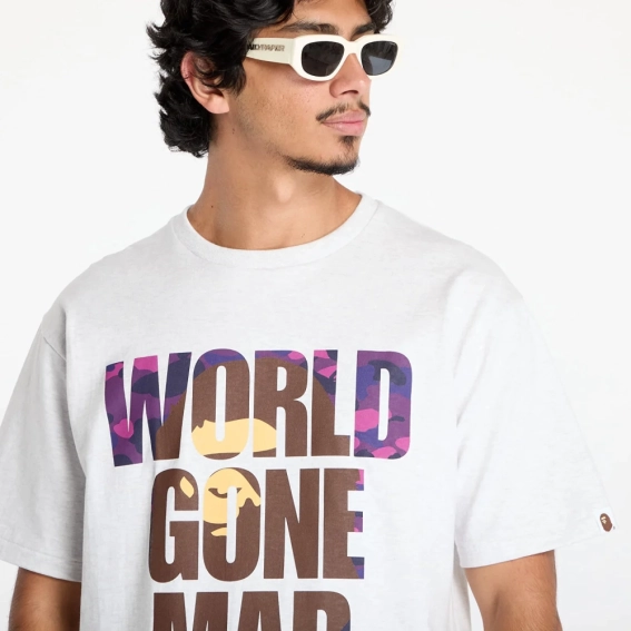 Футболка A BATHING APE COLOR CAMO WGM APE HEAD OVERLAP TEE 001TEK801024M фото 2 — интернет-магазин Tapok