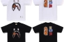 Футболка Bape x Joshua Vides Milo Shark Tee 2K73110923 Фото 1