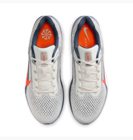 Кроссовки Nike Winflo 11 Sail Thunder Blue Light Iron Ore Total Orange FJ9509-103 фото 3 — интернет-магазин Tapok