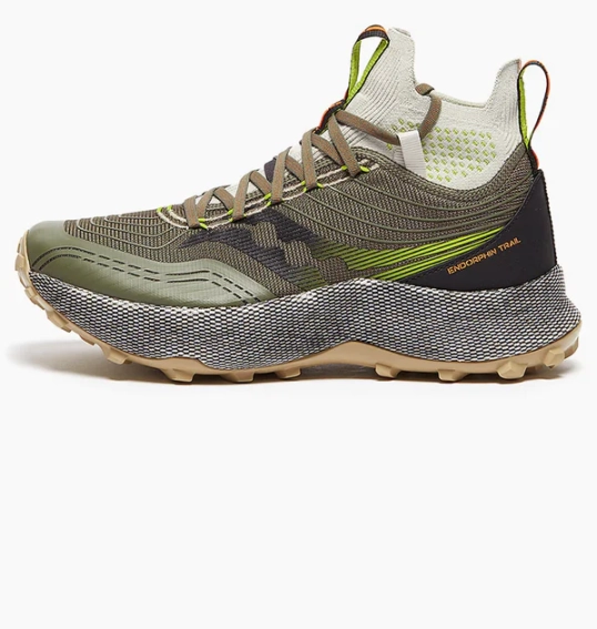 Кросівки Saucony Endorphin Trail Mid Olive S20646-06 фото 1 — інтернет-магазин Tapok