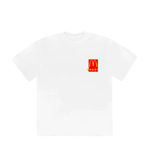 Футболка Travis Scott белая картошка Travis Scott x McDonald&#39;s фото 1 — интернет-магазин Tapok