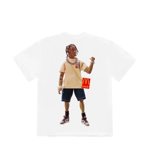Футболка Travis Scott белая картошка Travis Scott x McDonald&#39;s фото 2 — интернет-магазин Tapok