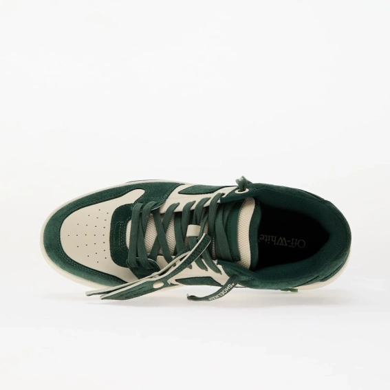Кросівки Off-White Out Of Office Suede Jet Green Ecru OMIA189S25LEA0074A6F фото 4 — інтернет-магазин Tapok