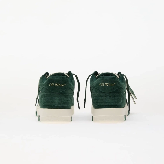 Кросівки Off-White Out Of Office Suede Jet Green Ecru OMIA189S25LEA0074A6F фото 5 — інтернет-магазин Tapok