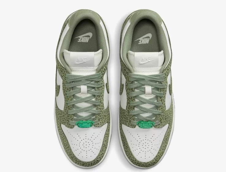 Кросівки жіночі Nike Dunk Low Green/White FV6516-300 фото 2 — інтернет-магазин Tapok