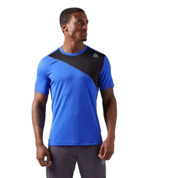 Футболка чоловіча Reebok Wor Tech Top Blue D94311 фото 1 — інтернет-магазин Tapok
