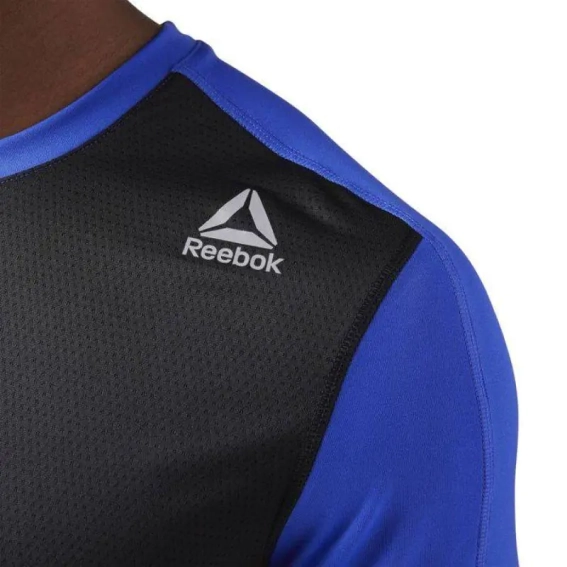 Футболка чоловіча Reebok Wor Tech Top Blue D94311 фото 4 — інтернет-магазин Tapok
