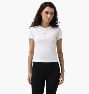 Футболка жіноча Nike W Nsw Nk Chll Knt Md Crp White FV5508-100