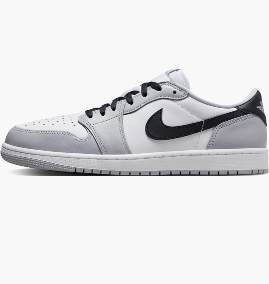 Кросівки чоловічі Air Jordan 1 Low Og Barons White/Grey CZ0790-110 фото 1 — інтернет-магазин Tapok